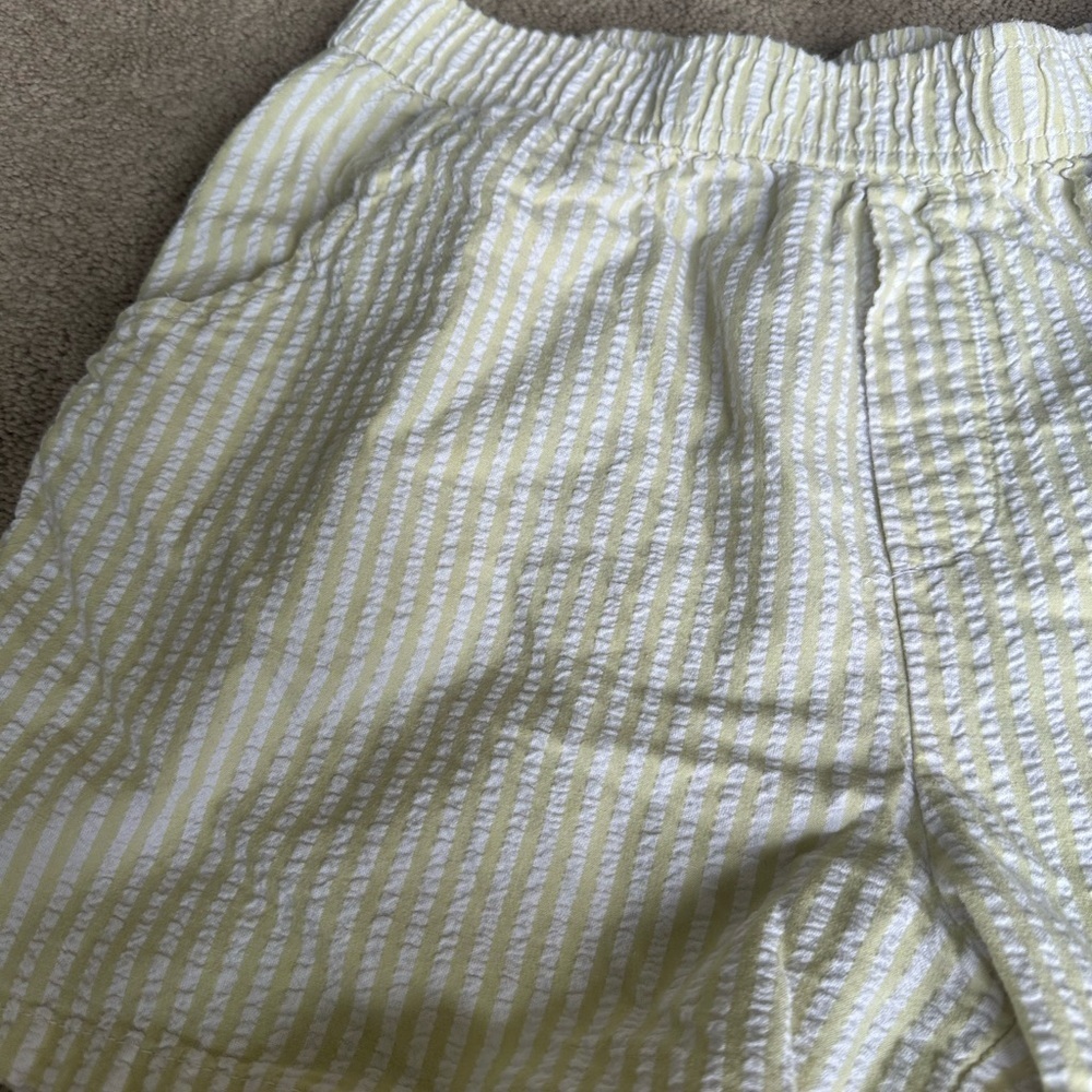 Girls Art Class yellow pin stripe shorts yxl 14 - Picture 2 of 3